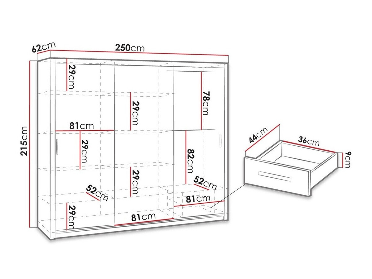 Gardróbszekrény Catromi 111 (Artisan tölgy)