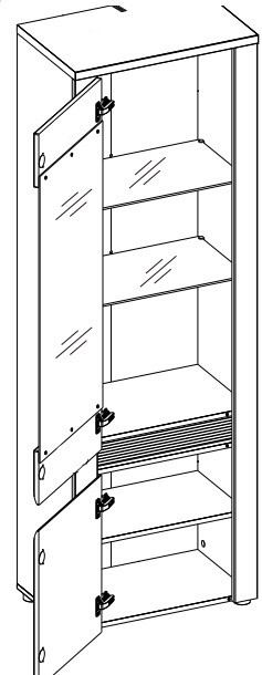 Könyvespolc Sonciro 104