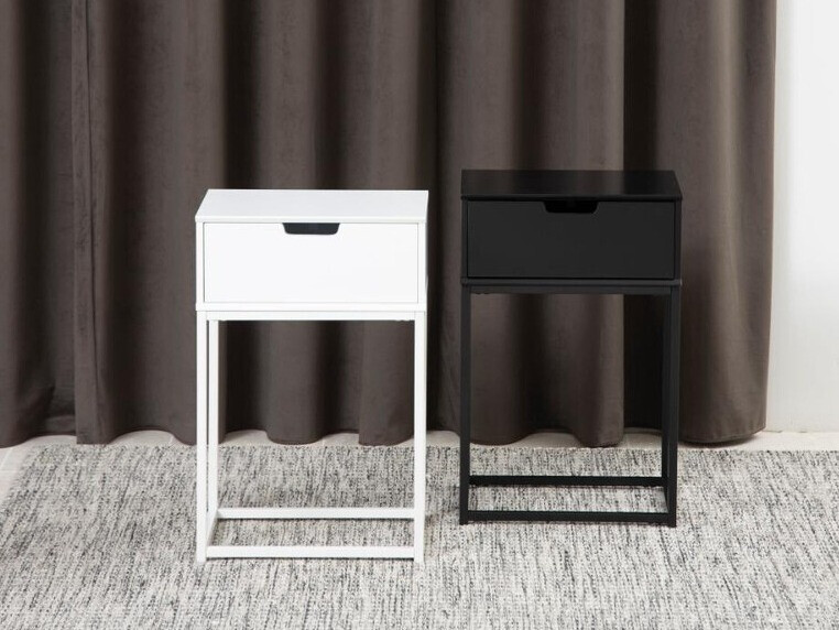 Éjjeliszekrény Norsica 106 (Fekete)