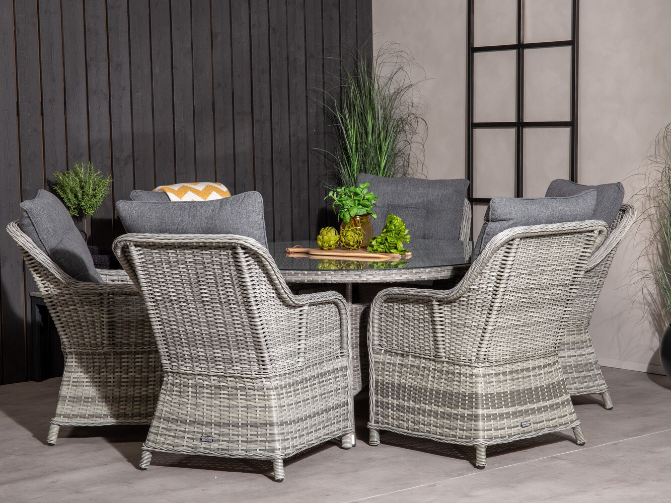 Kerti fotel Dallas 743 (Szürke)