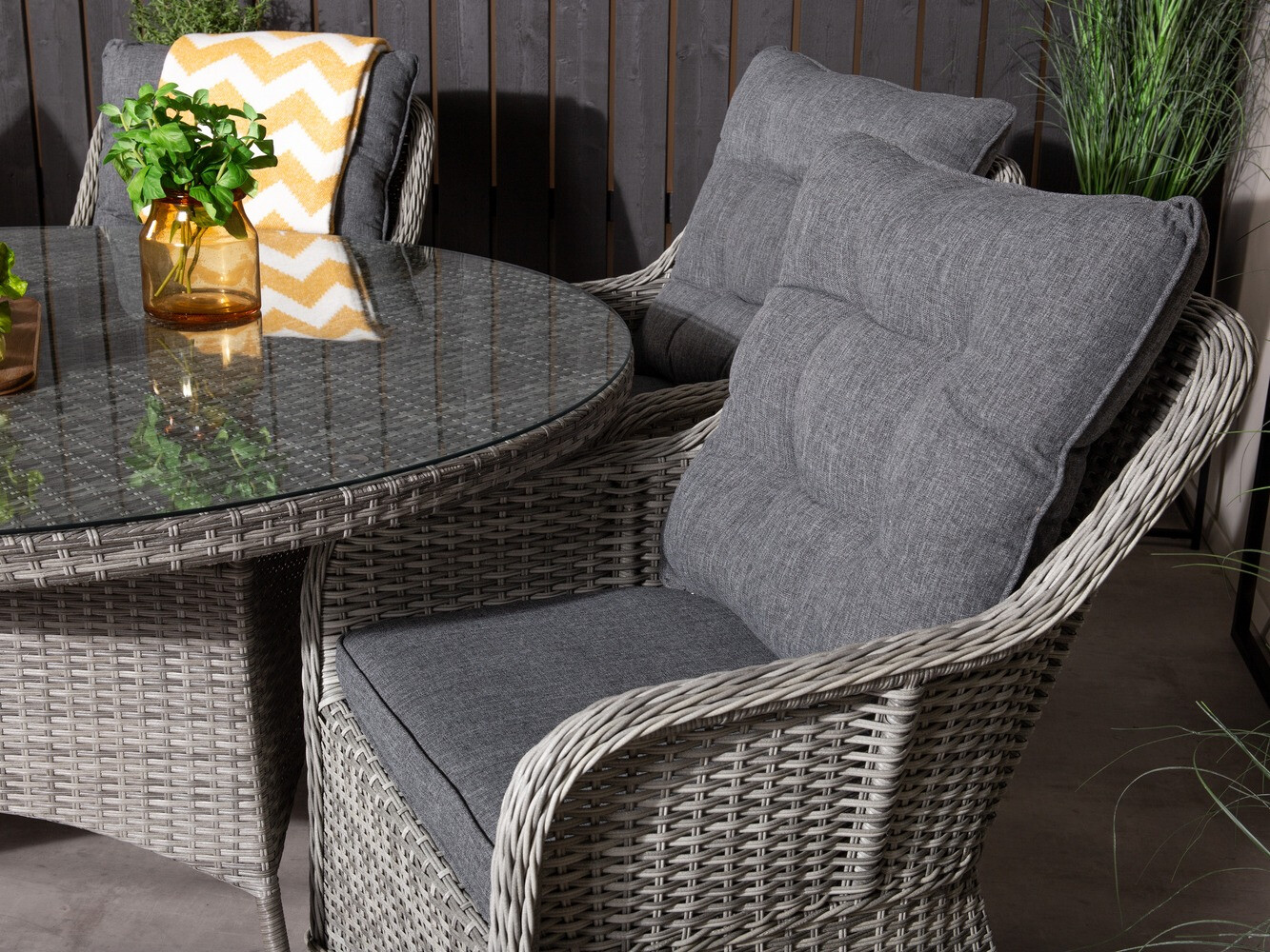 Kerti fotel Dallas 743 (Szürke)