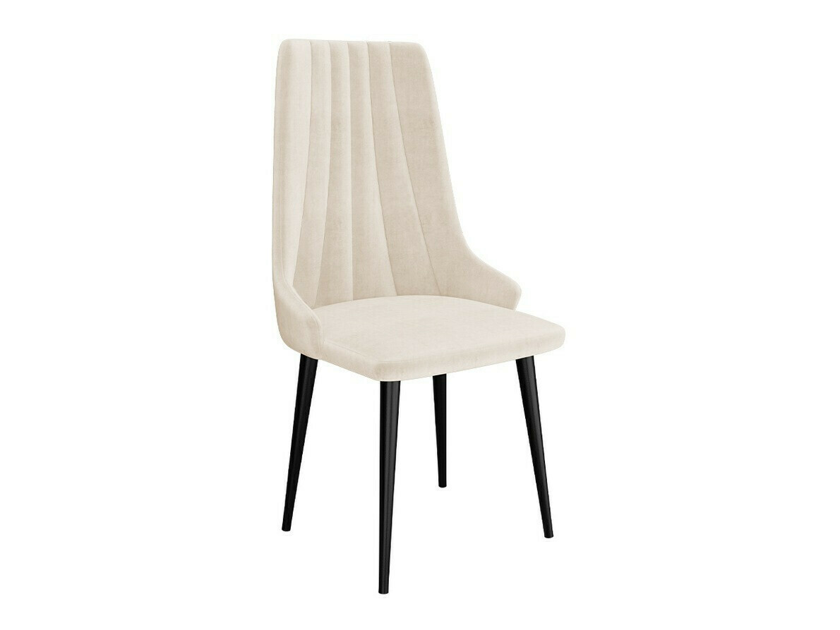 Étkezőgarnitúra Racine 126 (Fényes fekete + Fényes fehér)