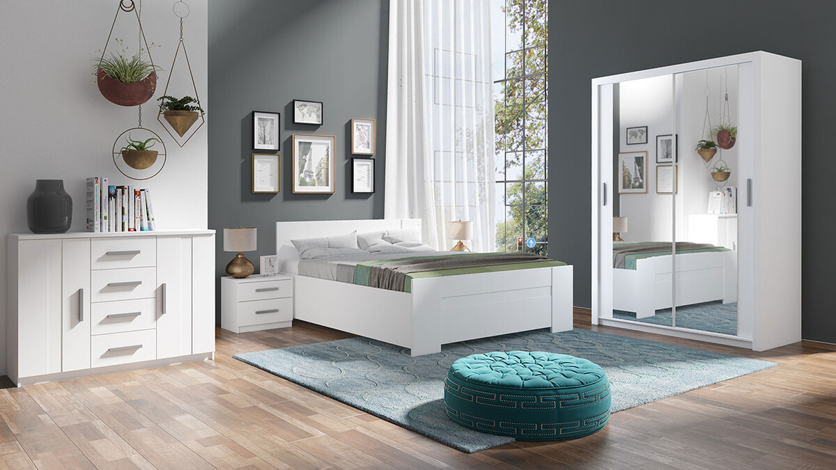 Gardróbszekrény Catromi 106 (Fehér)