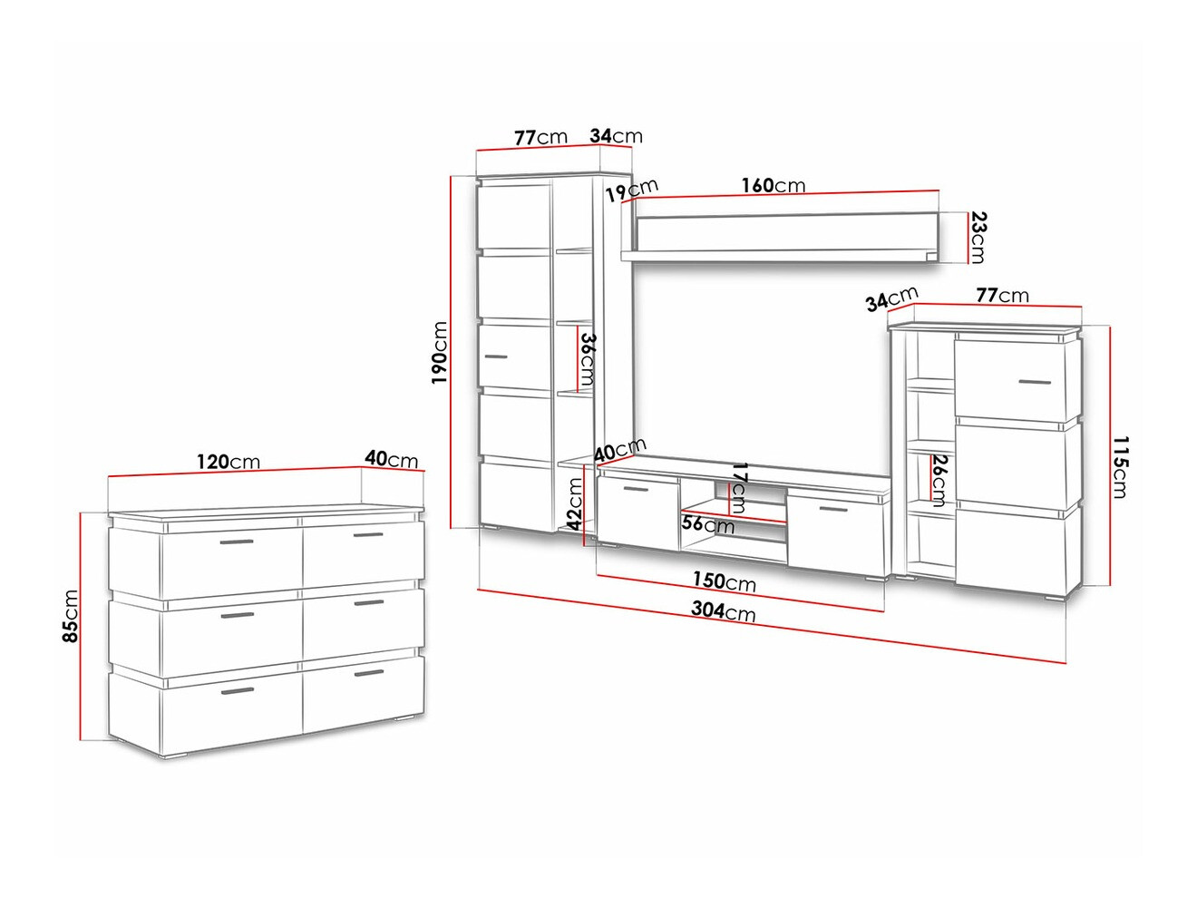 Nappali szett Tucson 125
