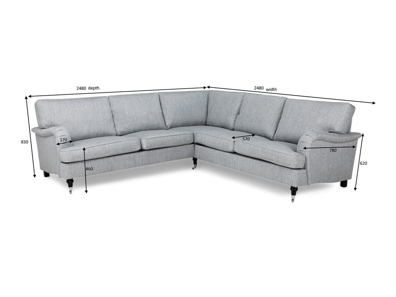 Sarokkanapé Bloomington Venveni 120 (Helena 4503)