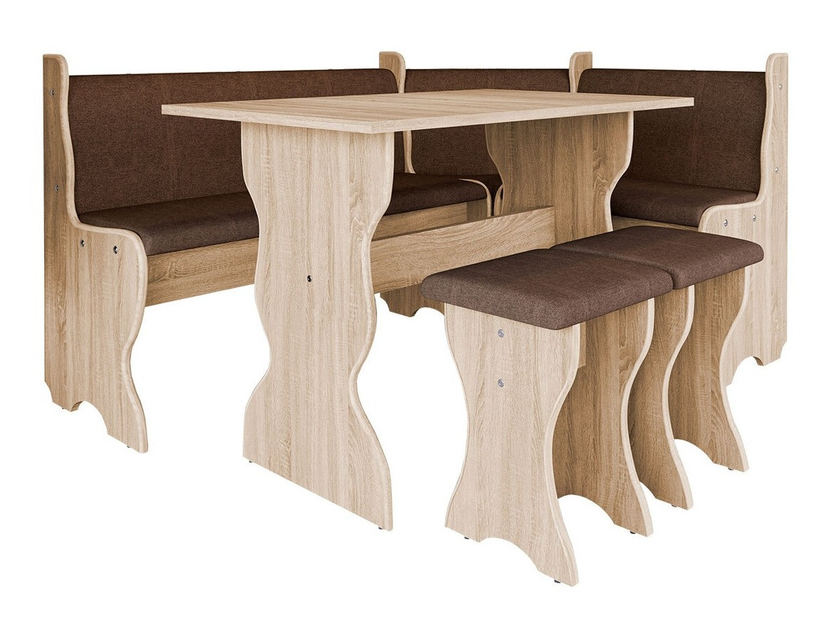 Sarok étkező garnitúra Reading 100 (Sonoma tölgy + Alfa 08)