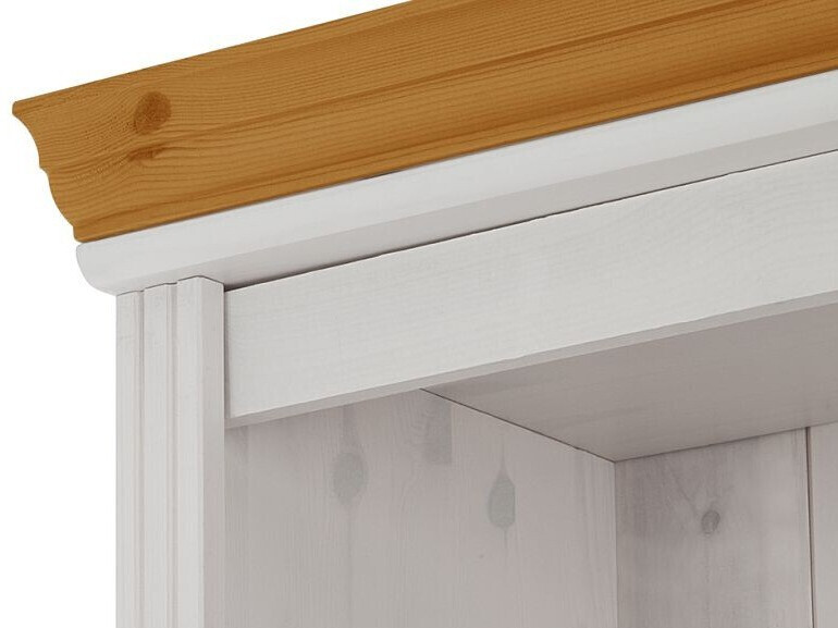 Könyvespolc Saltoro 103 (Fehér + Mézes tölgy)