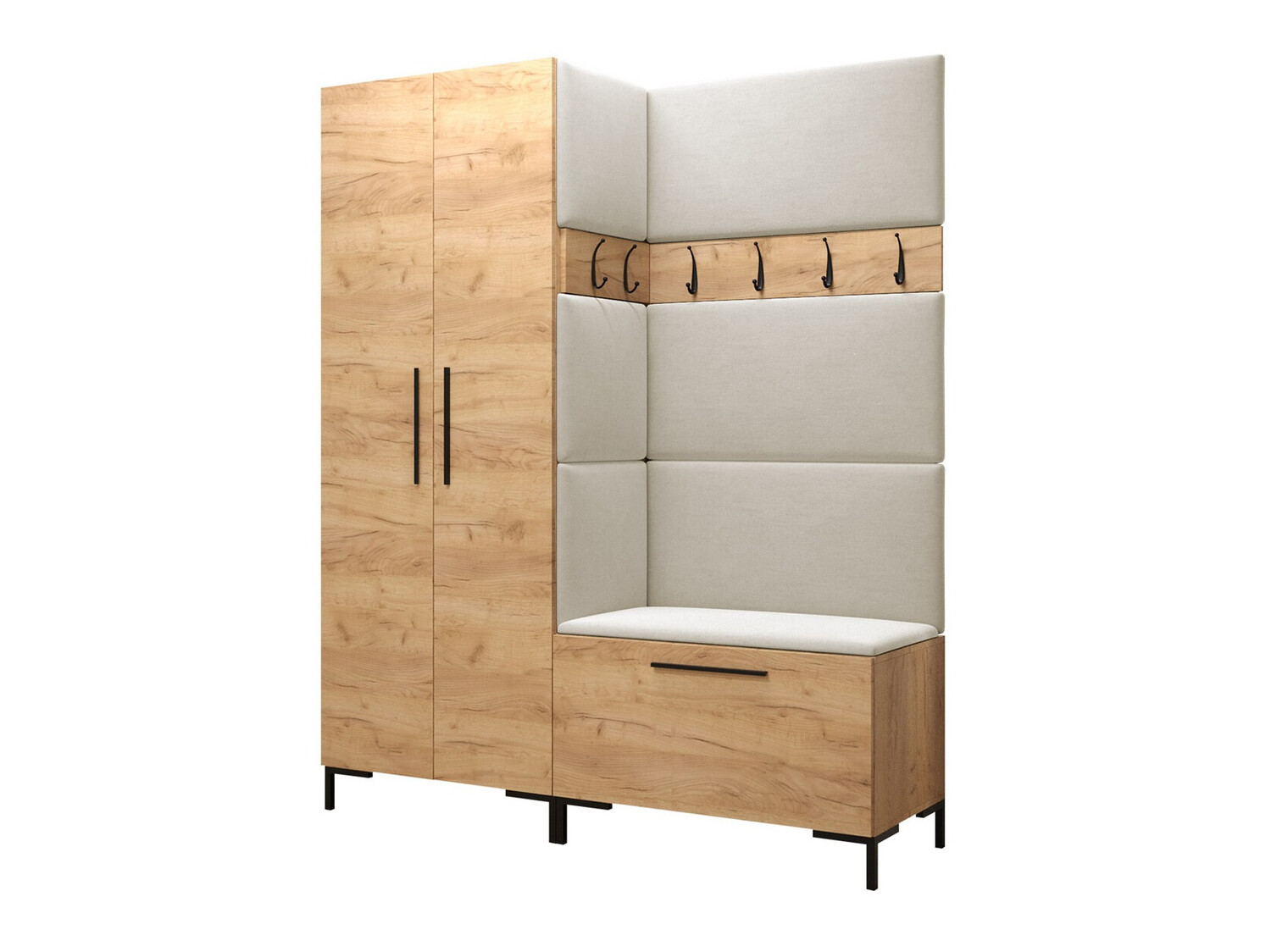 Előszoba garnitúra Tivsoa 100 (Craft tölgy)