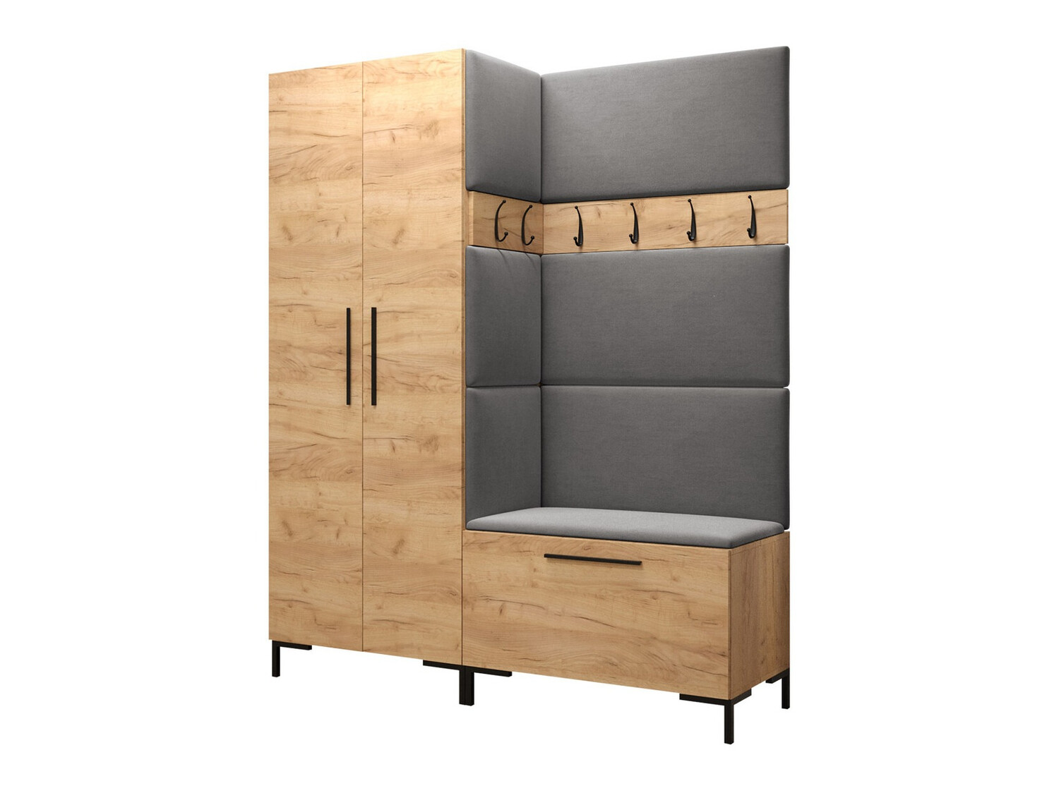 Előszoba garnitúra Tivsoa 100 (Craft tölgy)