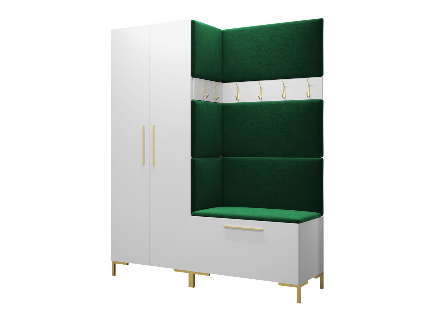 Előszoba garnitúra Tivsoa 100 (Fehér)