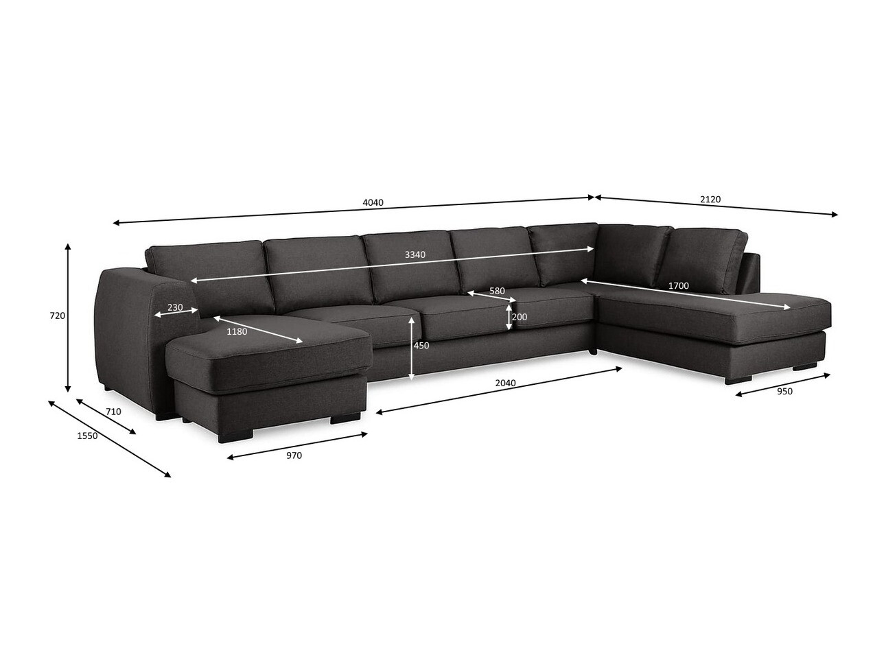 Sarokkanapé Scandinavian Choice Etfeli 105 (Troy 2626)