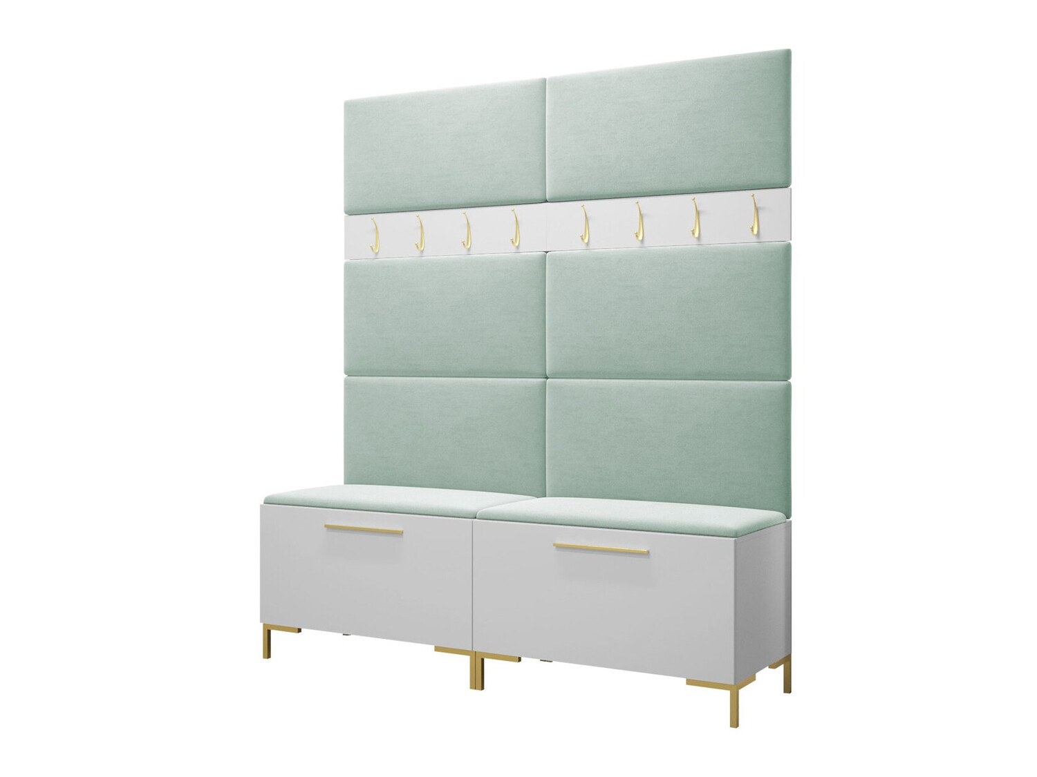 Előszoba garnitúra Nomal II (Fehér)