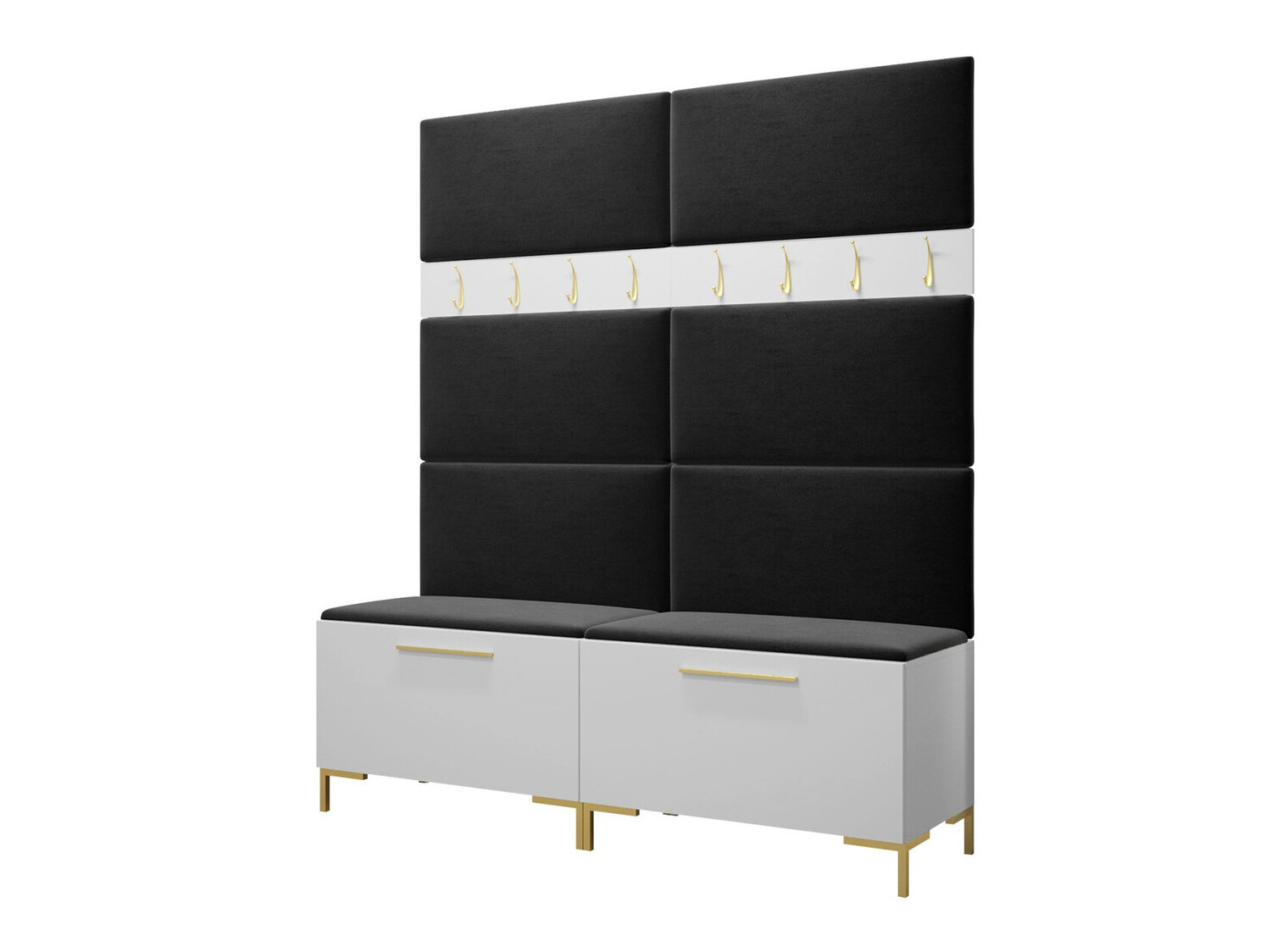 Előszoba garnitúra Nomal II (Fehér)