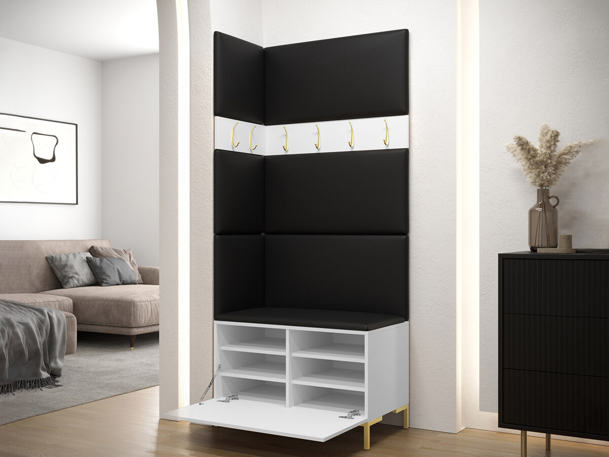 Előszoba garnitúra Nomal IV (Fehér)