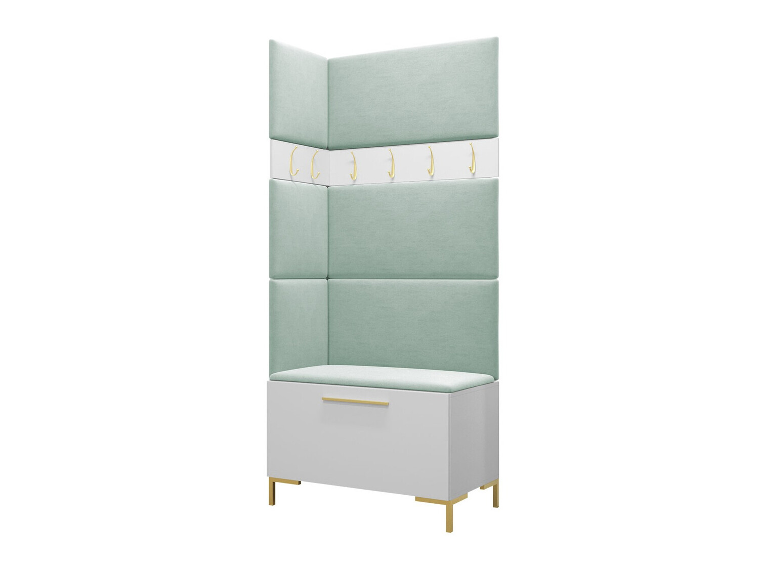 Előszoba garnitúra Nomal IV (Fehér)