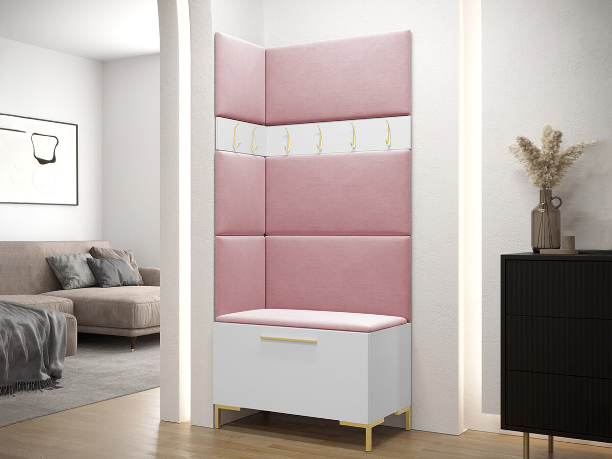 Előszoba garnitúra Tivsoa 103 (Fehér)