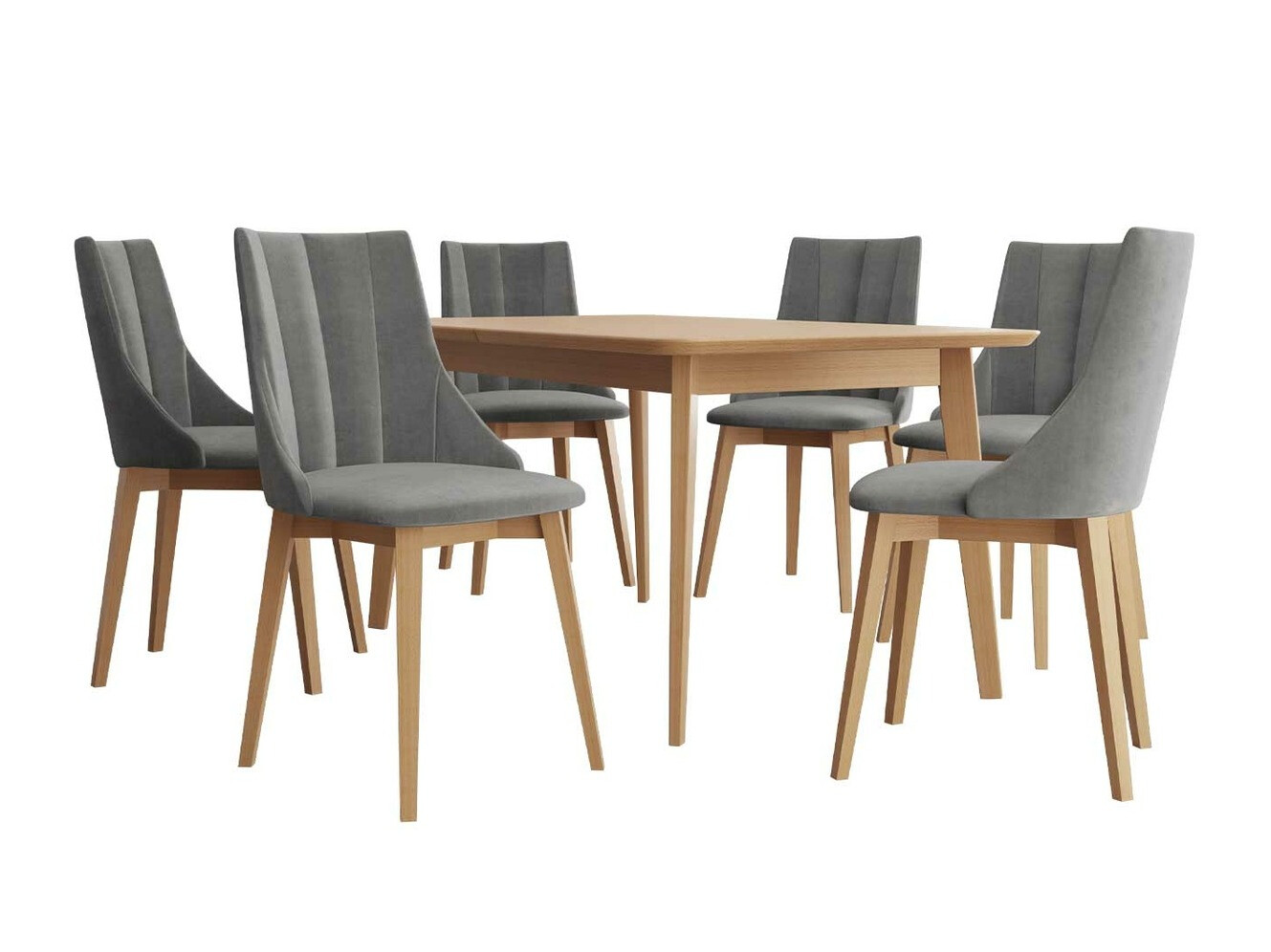 Étkezőgarnitúra Racine 139 (Barna + Magic Velvet 2217)