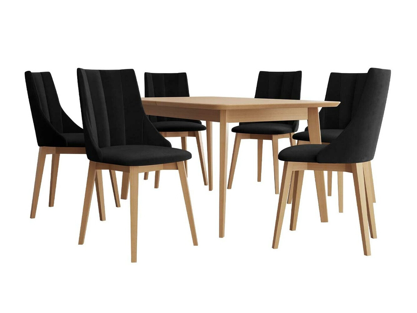 Étkezőgarnitúra Racine 139 (Barna + Magic Velvet 2219)