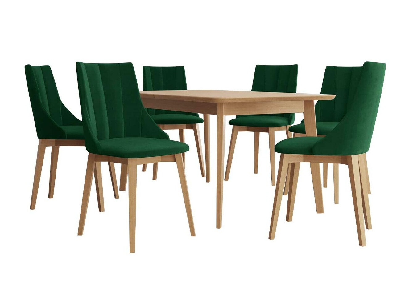 Étkezőgarnitúra Racine 139 (Barna + Magic Velvet 2225)