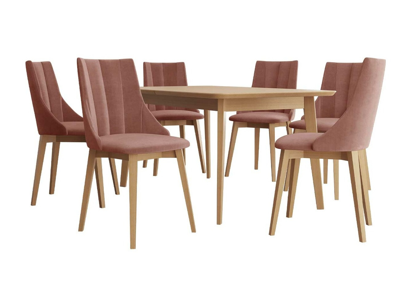 Étkezőgarnitúra Racine 139 (Barna + Magic Velvet 2258)