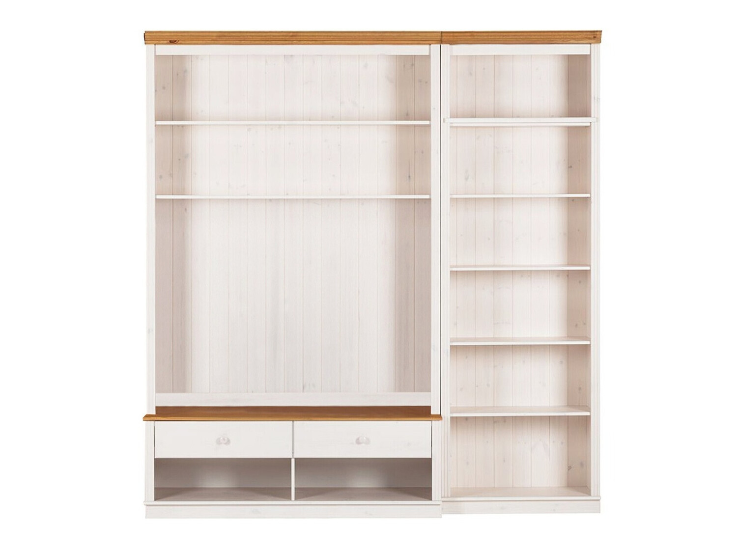 Nappali szett Saltoro 106 (Fehér + Mézes tölgy)