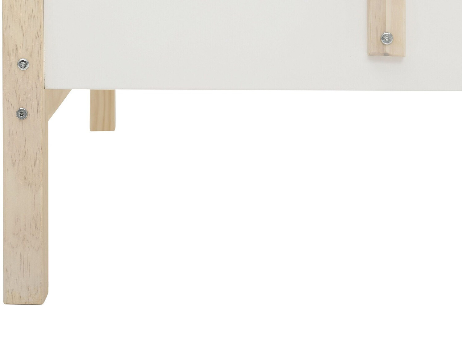 Emeletes ágy Fenmele 101 (Fehér + Világos fa)