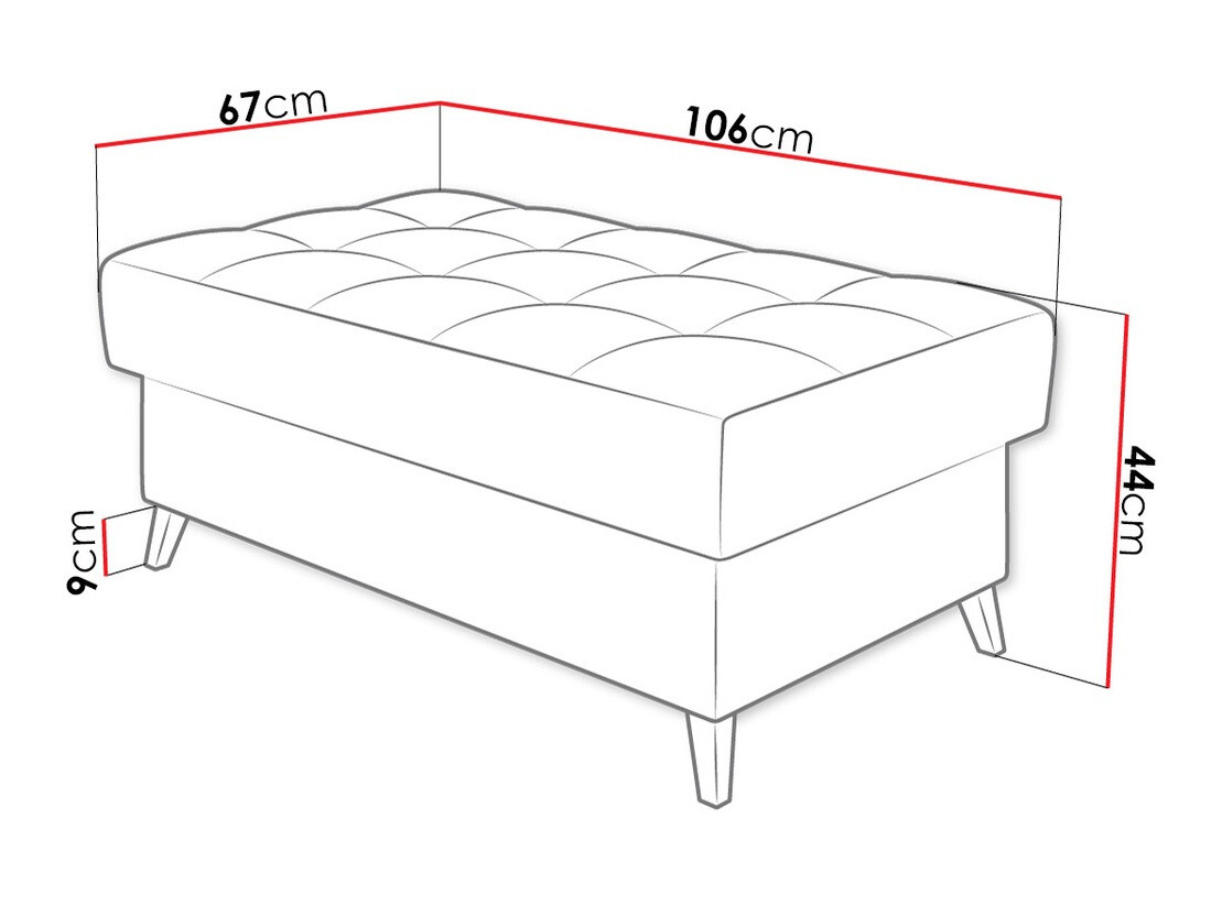 Kárpitozott pad Comfivo 236 (Fresh 11)