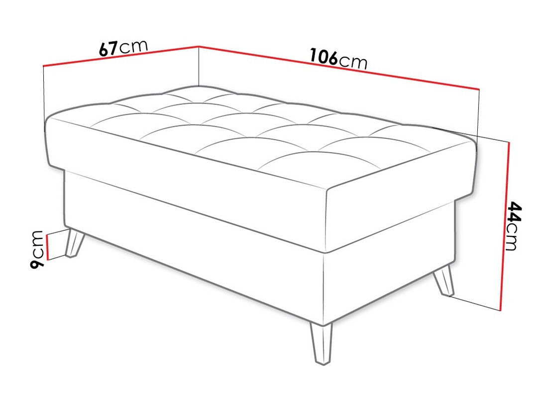 Kárpitozott pad Comfivo Agnus (Magic Velvet 2227)