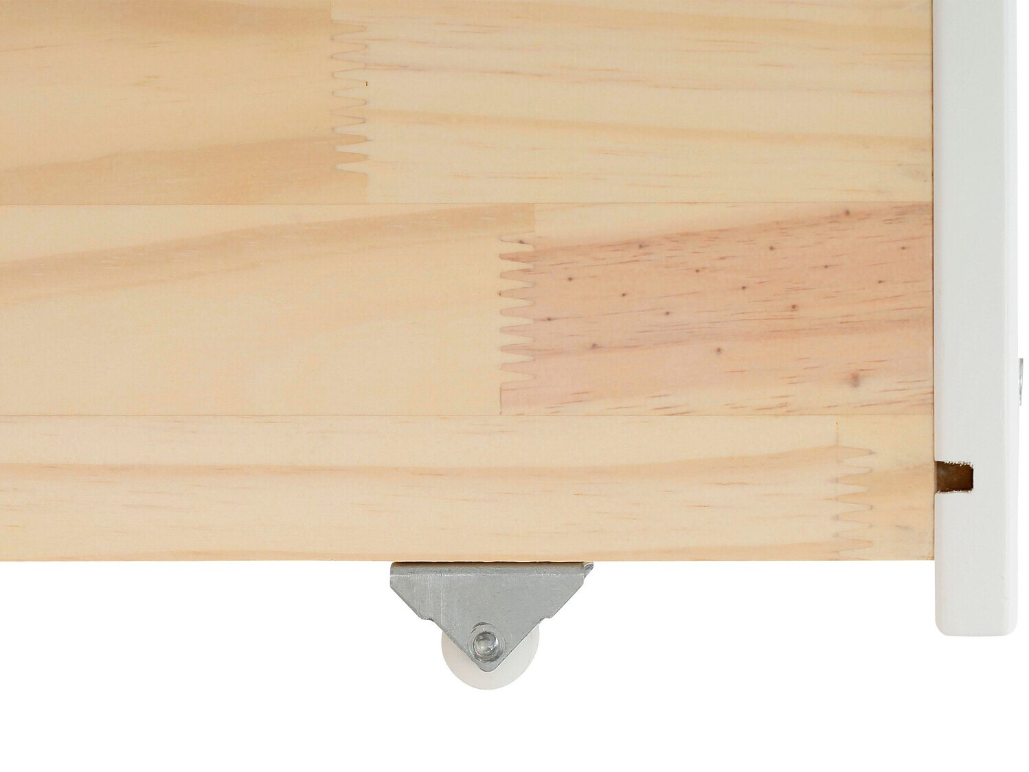 Ágyneműtartó Fenmele 105 (Fehér + Világos fa)