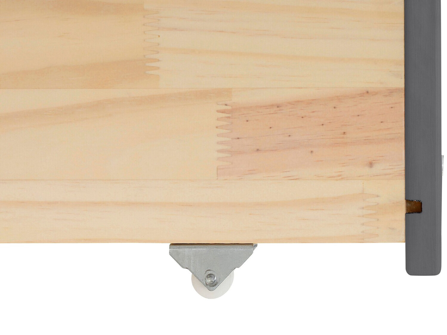 Ágyneműtartó Fenmele 105 (Szürke + Világos fa)