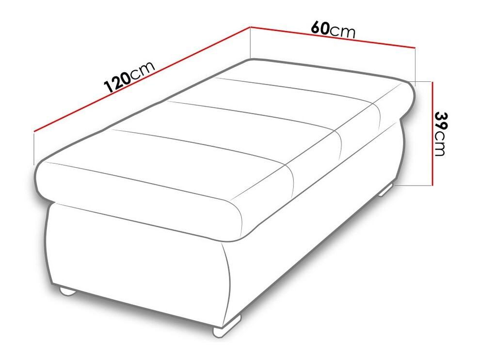 Kárpitozott pad Comfivo 143 (Soft 029 + Majorka 03)