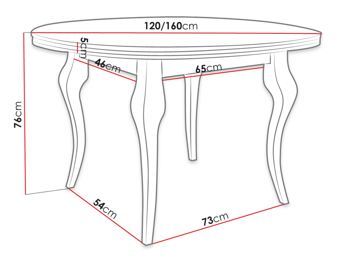 Étkezőgarnitúra Racine 143 (Fehér + Magic Velvet 2216)