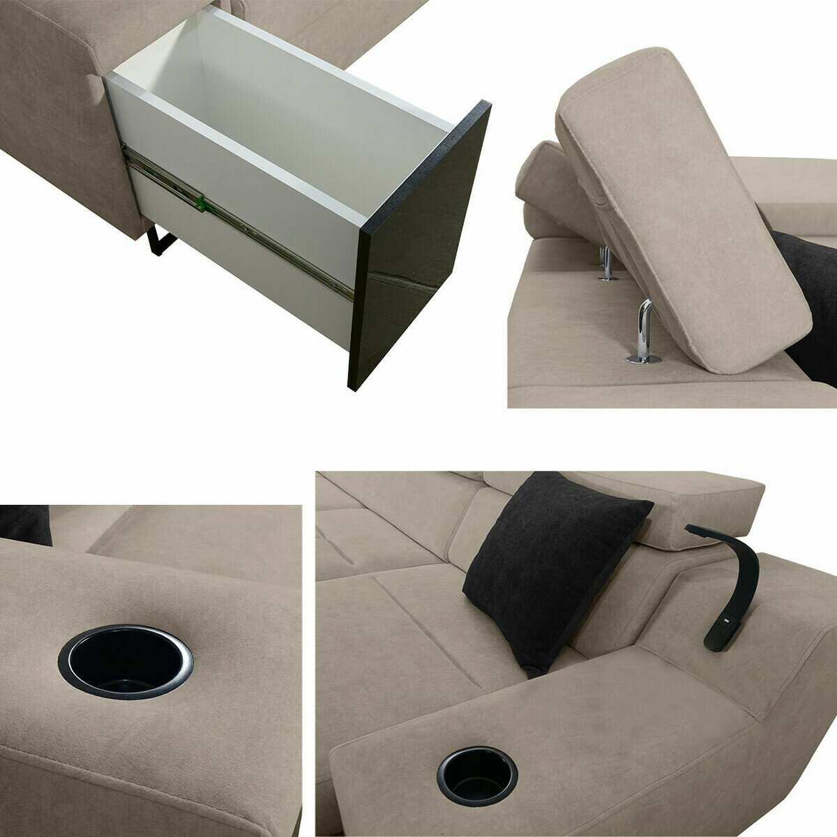 Sarokkanapé Sarasota 137 (Uttario Velvet 2951 + Uttario Velvet 2954)