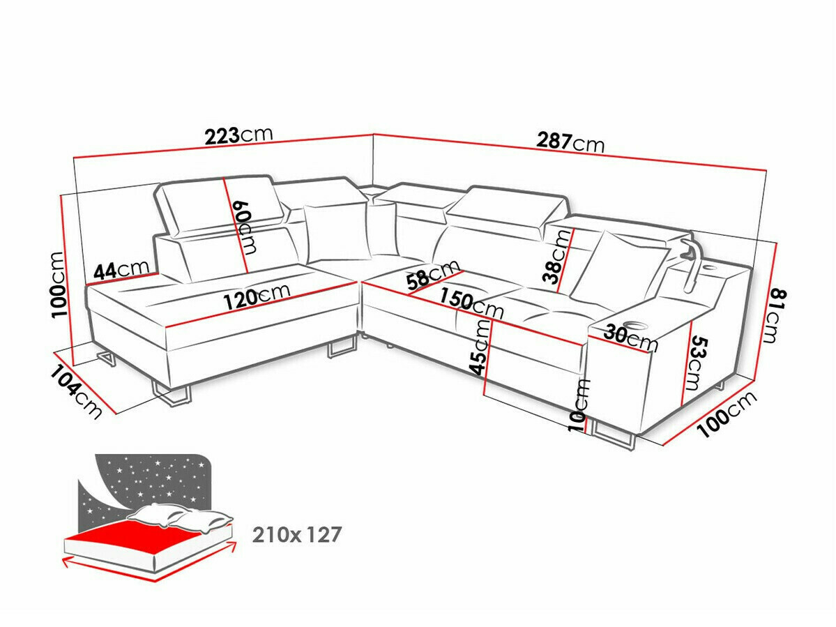 Sarokkanapé Sarasota 138 (Uttario Velvet 2951 + Uttario Velvet 2954)
