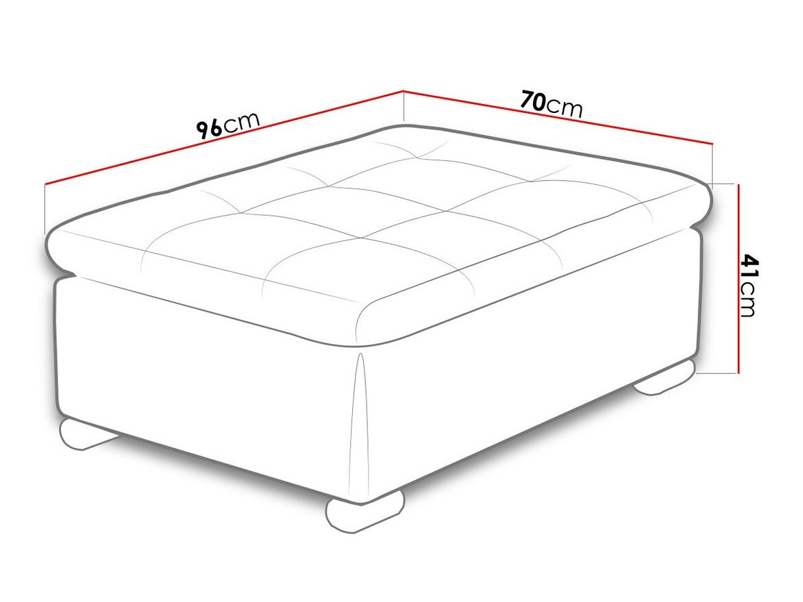 Kárpitozott pad Comfivo Gemma I (Soft 066 + Lawa 02)