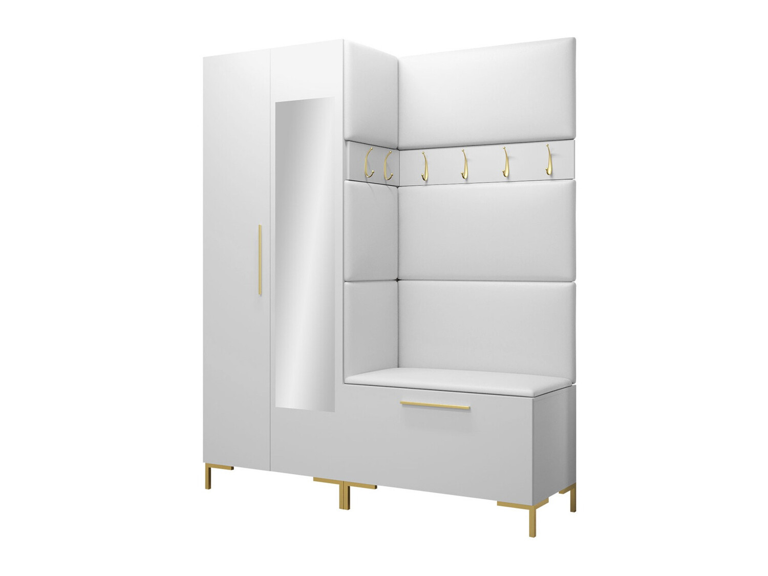 Előszoba garnitúra Nomal IX (Lágy öko-bőr 017)