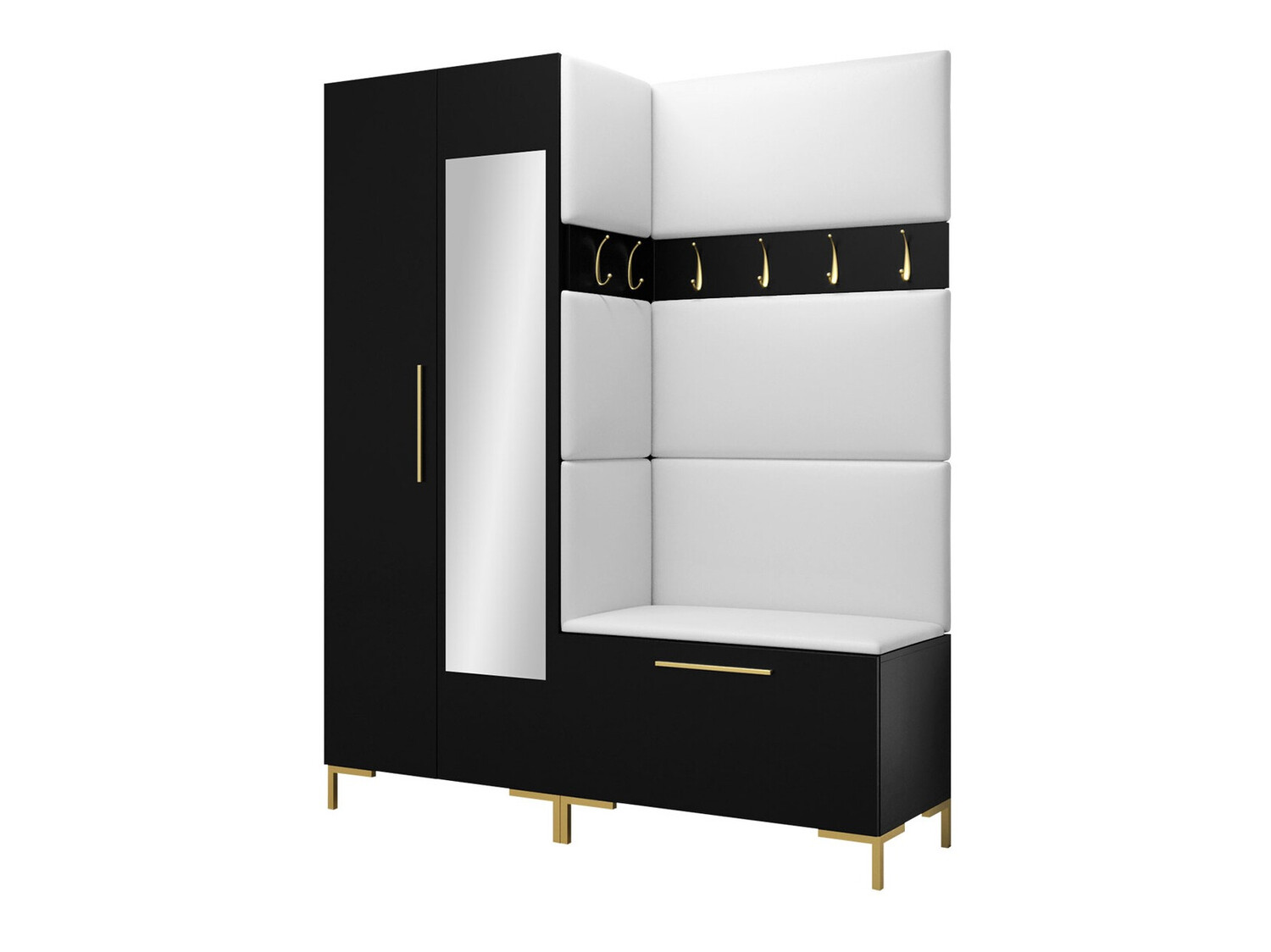 Előszoba garnitúra Tivsoa 107 (Öko bőr Soft 017)