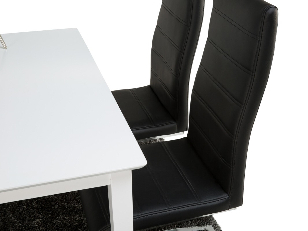 Étkezőgarnitúra Scandinavian Choice 678 (Fekete + Ezüst)