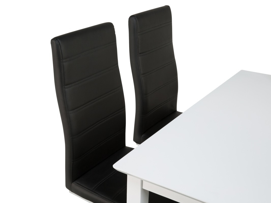 Étkezőgarnitúra Scandinavian Choice 678 (Fekete + Ezüst)