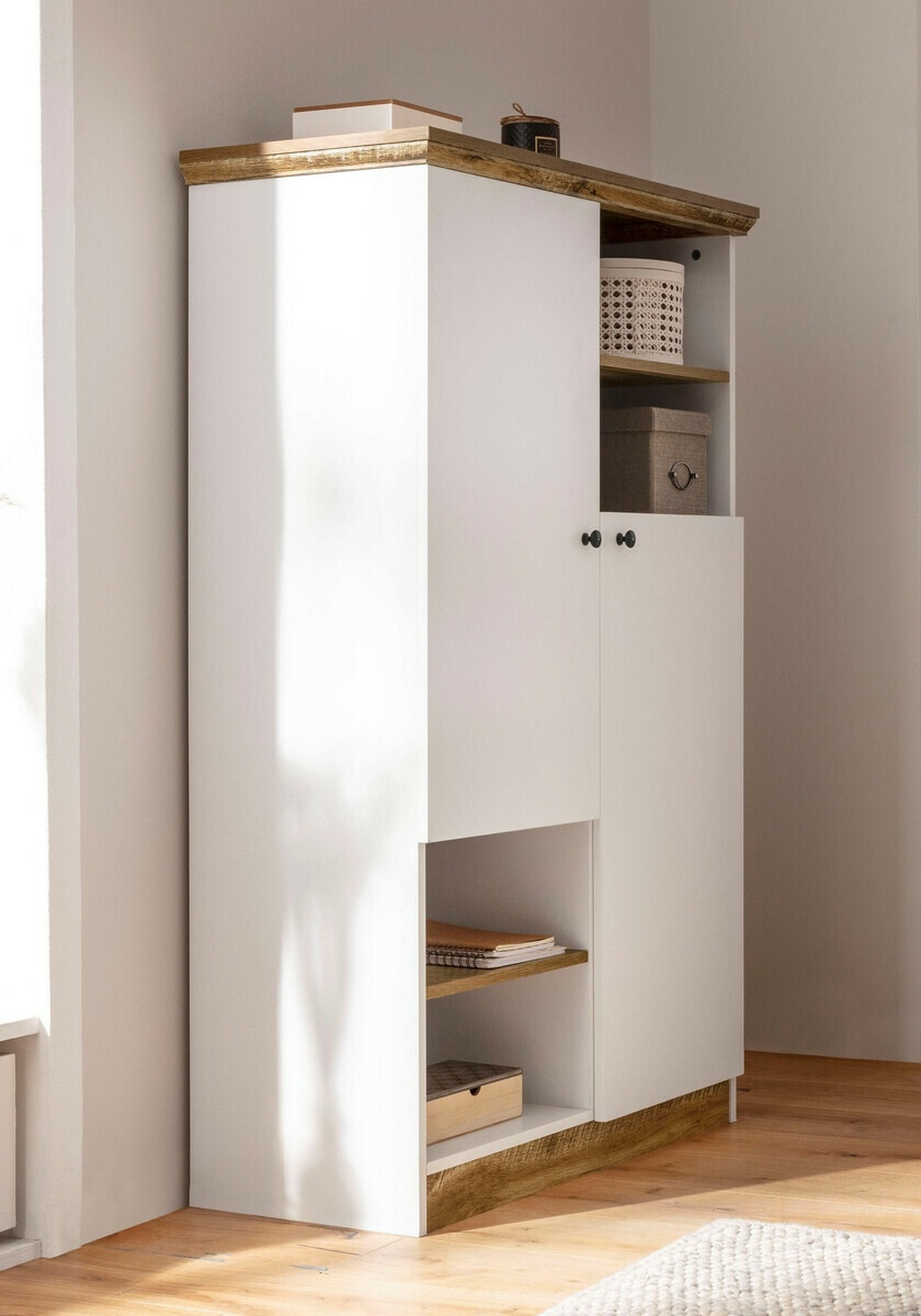 Könyvespolc Felmave 103 (Fehér + Tölgy)