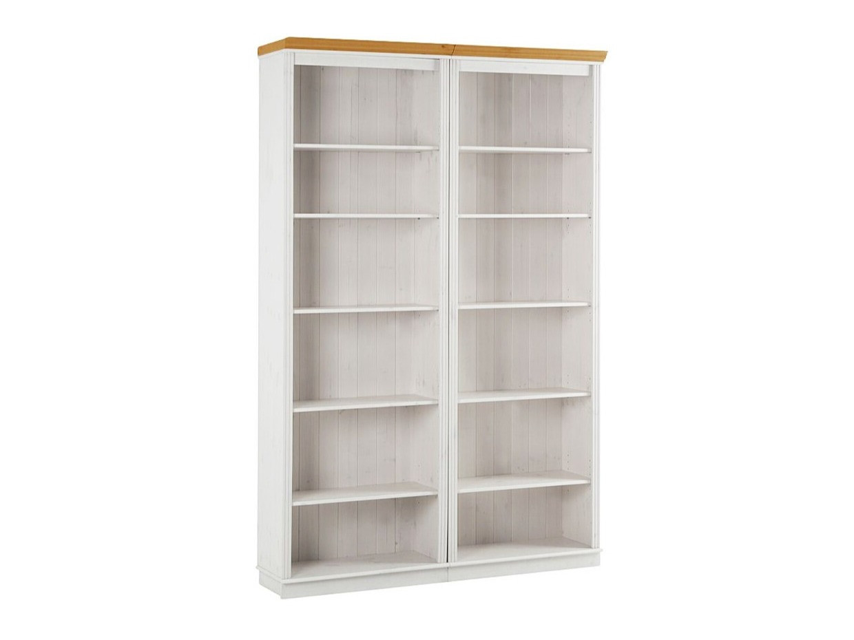 Polc szett Saltoro 116 (Fehér + Mézes tölgy)