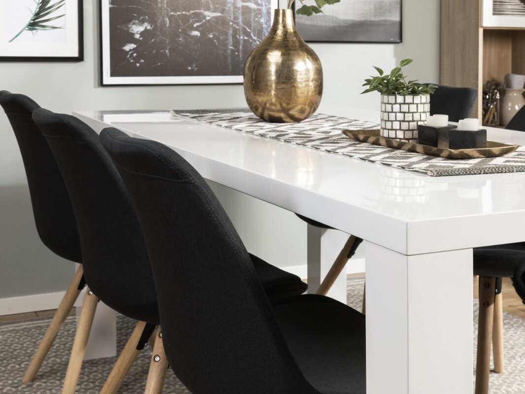 Étkezőgarnitúra Andrarum 175 (Szürke + Barna)