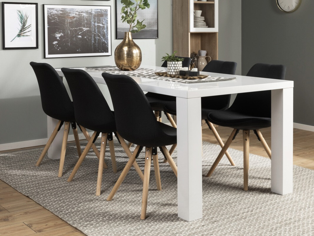 Étkezőgarnitúra Andrarum 175 (Szürke + Barna)