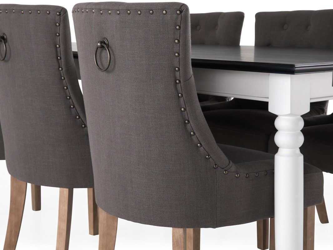 Étkezőgarnitúra Scandinavian Choice 593 (Szürke + Barna)