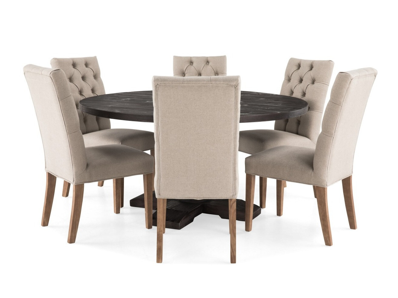 Étkezőgarnitúra Scandinavian Choice 634 (Beige + Barna)