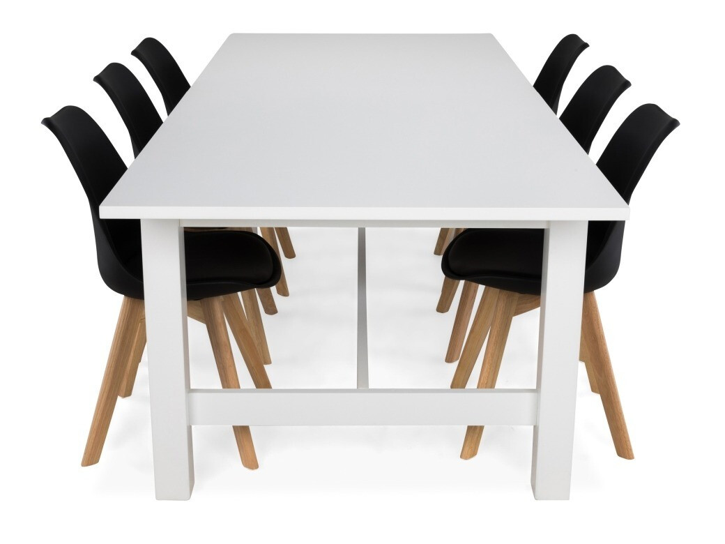 Étkezőgarnitúra Scandinavian Choice 639 (Fekete + Barna)