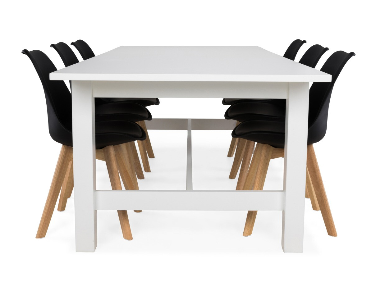 Étkezőgarnitúra Scandinavian Choice 639 (Fekete + Barna)