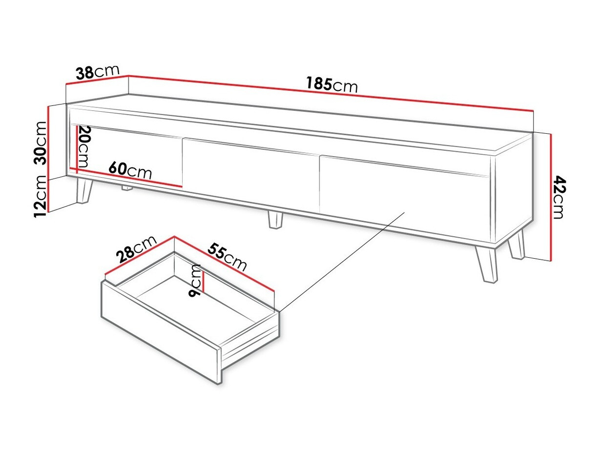 TV-állvány Melevara 101