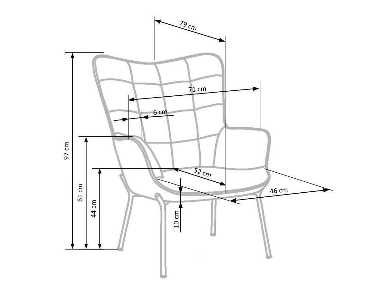 Fotel Houston 851 (Zöld)