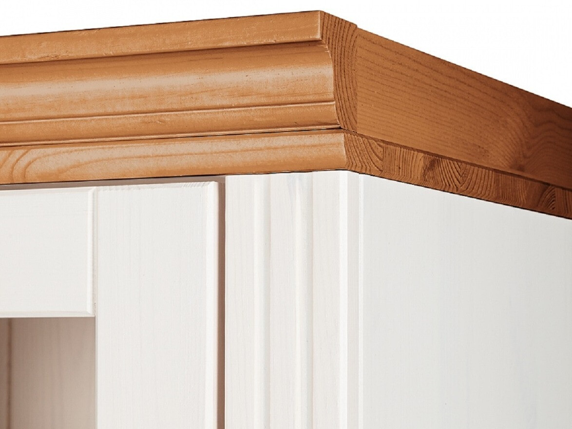 Polc szett Saltoro 117 (Fehér + Mézes tölgy)